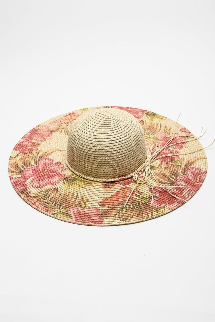 Justin Taylor Floral Bow Detail Sunhat - Super Amazing Store