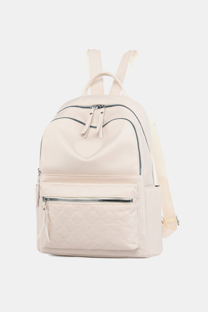 Heart Pattern Oxford Cloth Backpack Trendsi