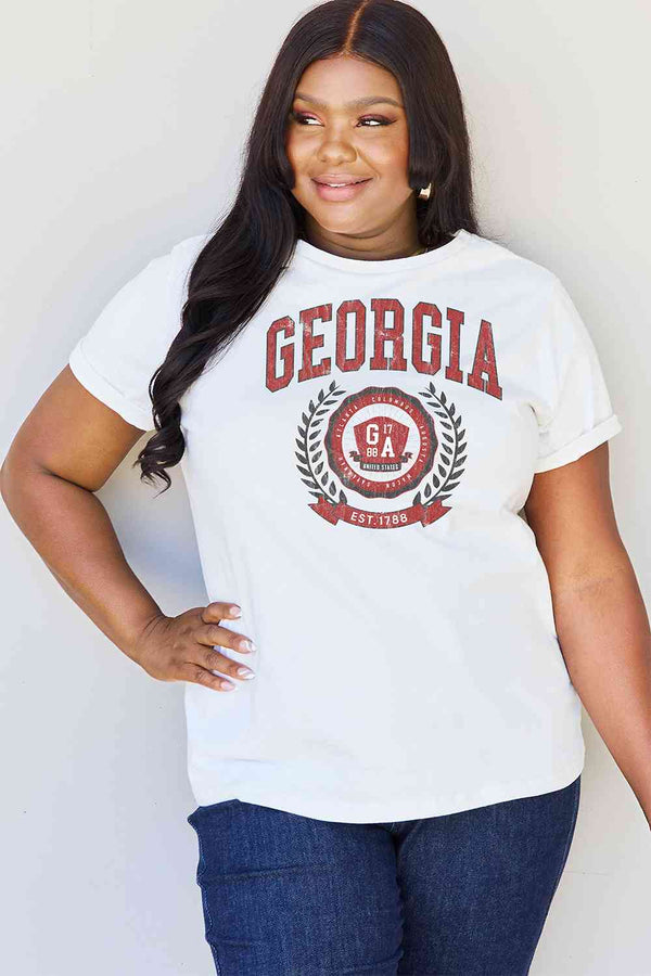 Simply Love Full Size GEORGIA Graphic T-Shirt Trendsi