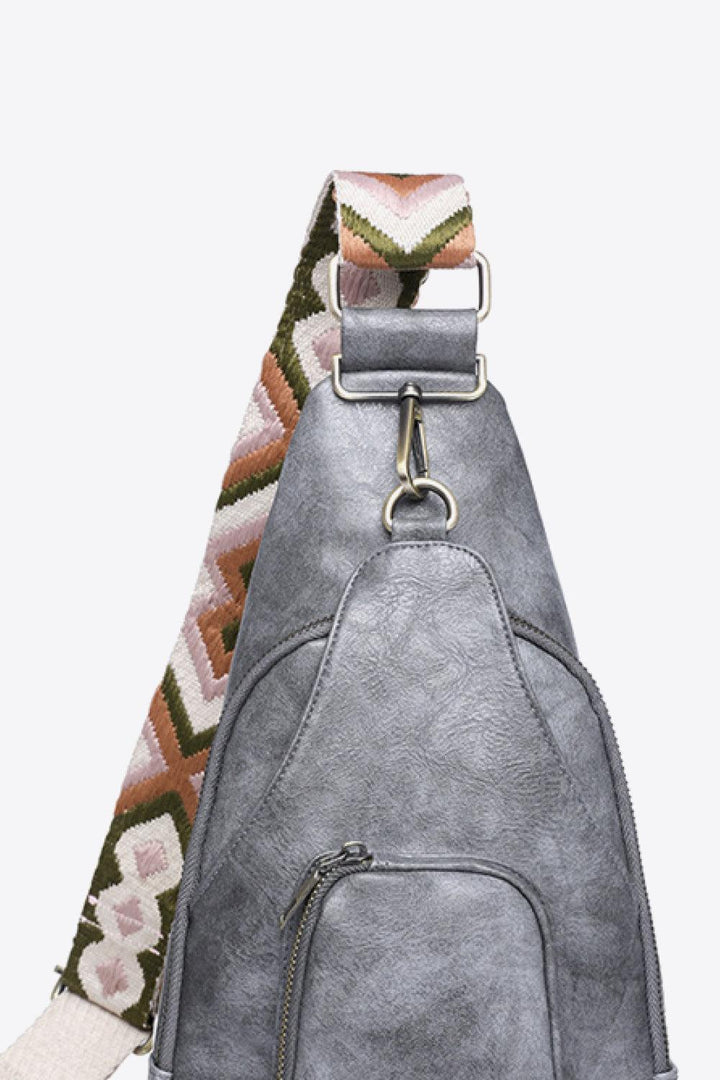 Baeful Take A Trip PU Leather Sling Bag - Super Amazing Store