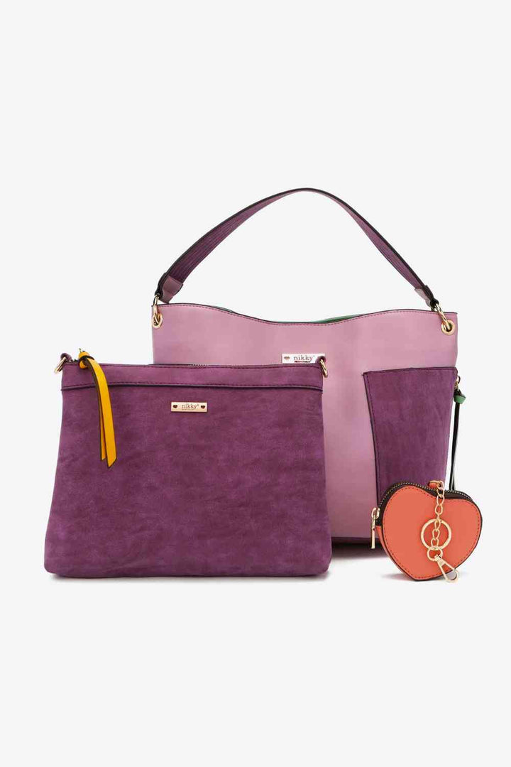 Nicole Lee USA Sweetheart Handbag Set Trendsi