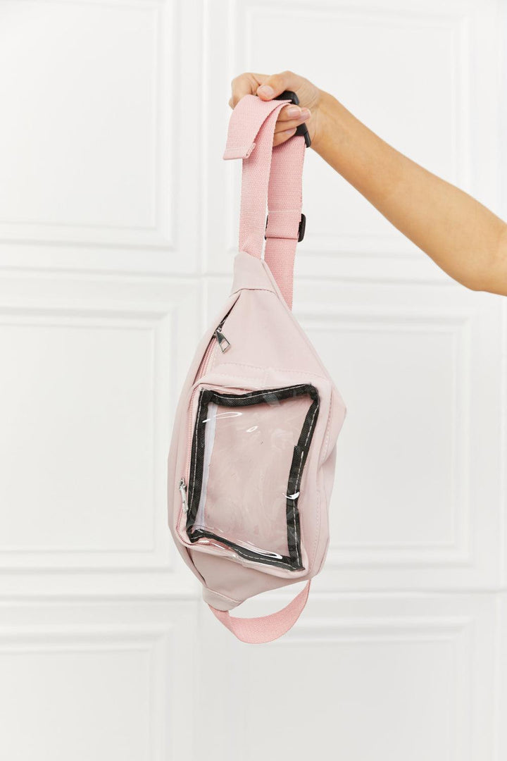 Fame Doing Me Waist Bag in Pink - Super Amazing Store