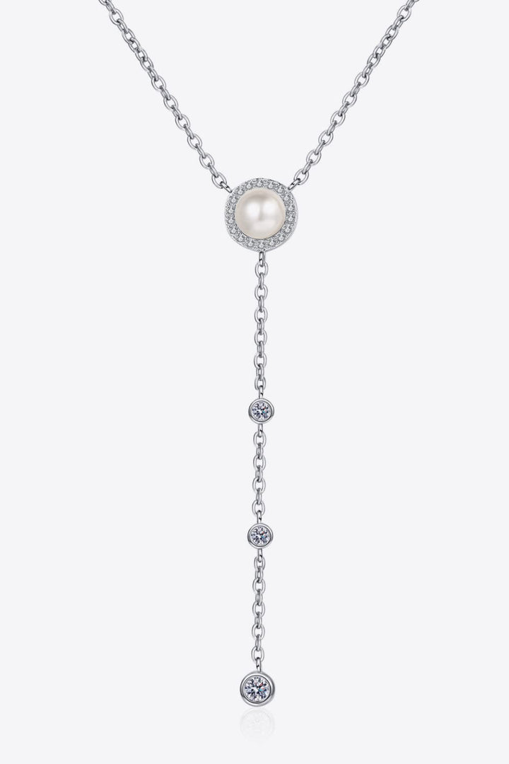 Moissanite Rhodium-Plated Necklace - Super Amazing Store