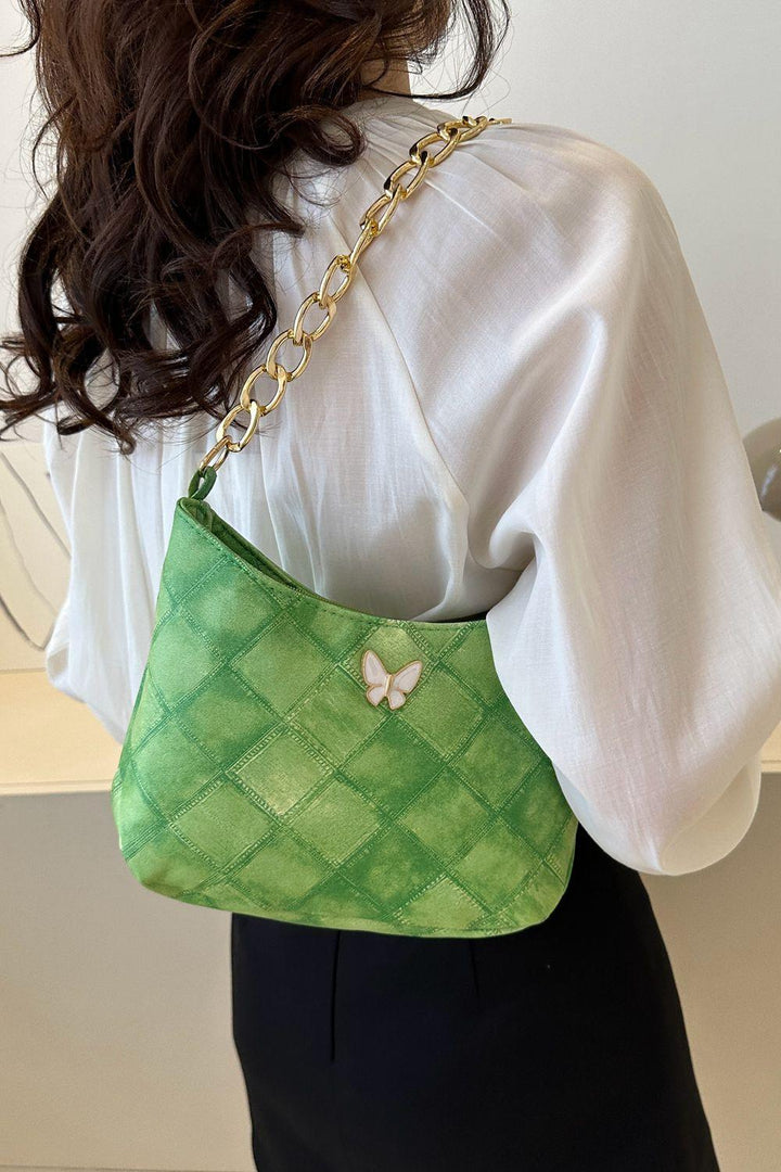 Butterfly Decor PU Leather Shoulder Bag - Super Amazing Store