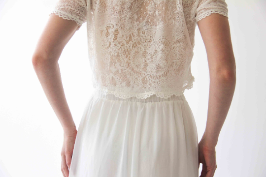 Romantic Style Bridal Chiffon Skirt #3033 - Super Amazing Store