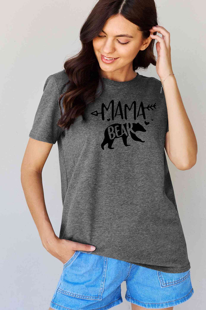 Simply Love Full Size MAMA BEAR Graphic Cotton T-Shirt Trendsi