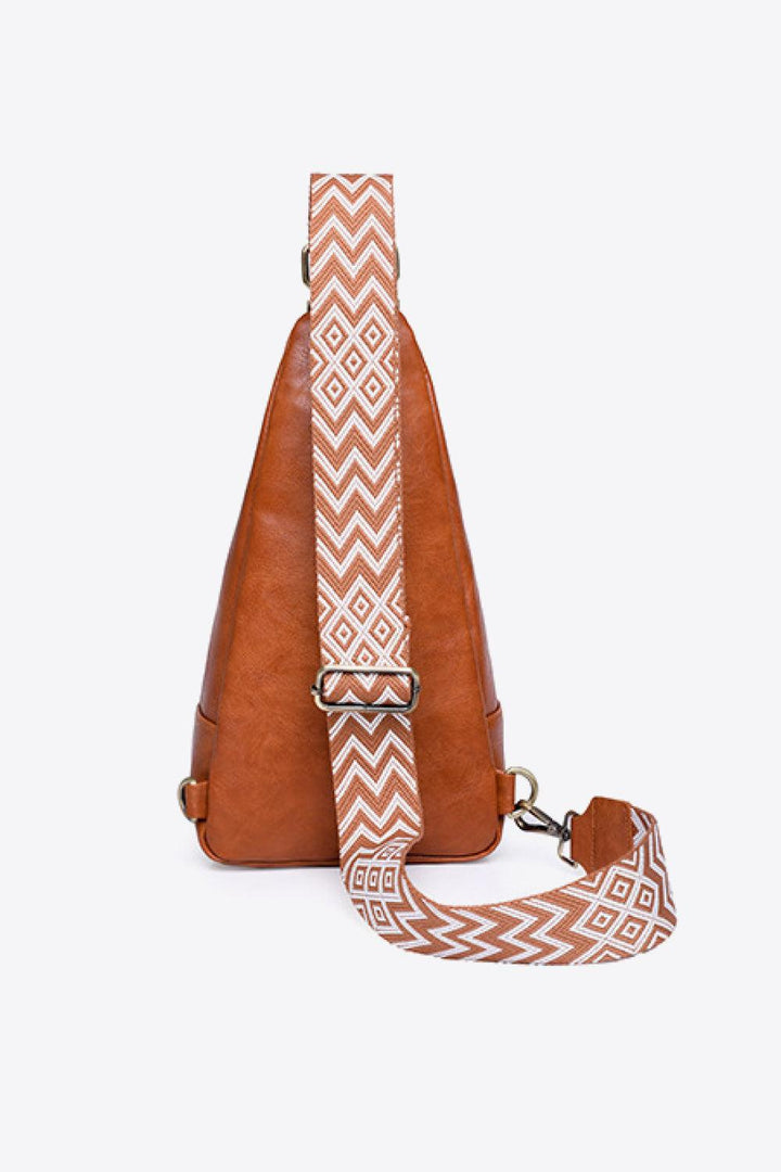 Baeful Take A Trip PU Leather Sling Bag - Super Amazing Store