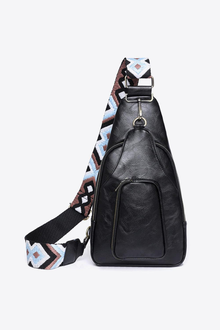 Baeful Take A Trip PU Leather Sling Bag - Super Amazing Store