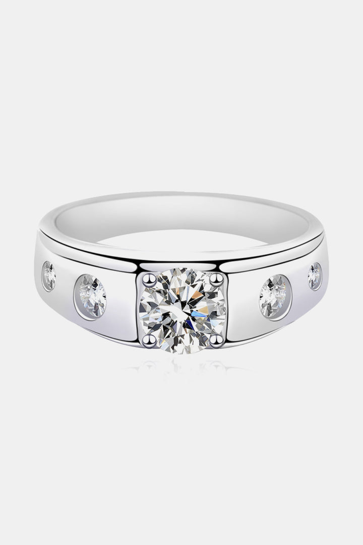 1 Carat Moissanite 925 Sterling Silver Ring - Super Amazing Store