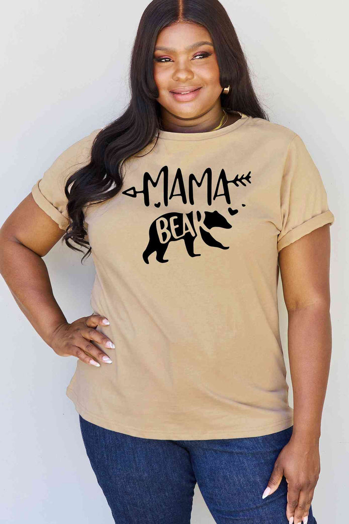 Simply Love Full Size MAMA BEAR Graphic Cotton T-Shirt Trendsi