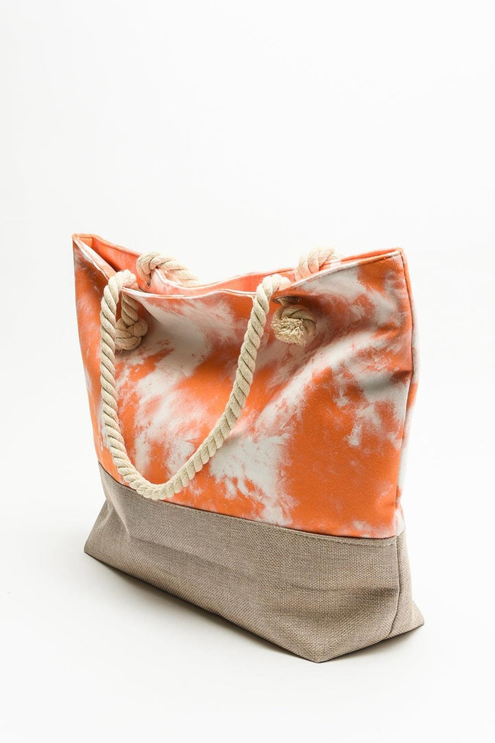 Justin Taylor Tie-Dye Tote with Rope Handles - Super Amazing Store