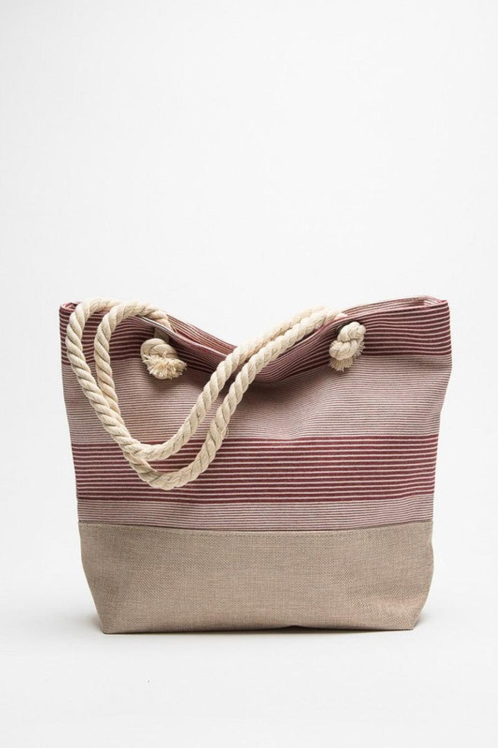 Justin Taylor Coastal Cheer Striped Tote Bag - Super Amazing Store