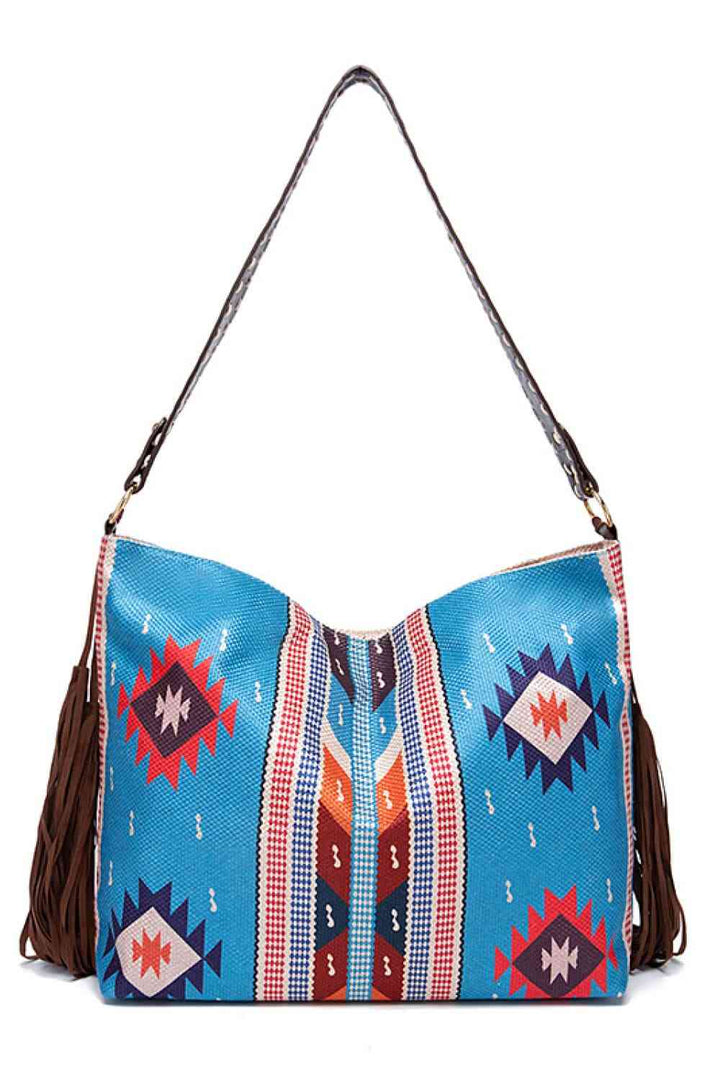 Geometric Canvas Tote Bag Trendsi