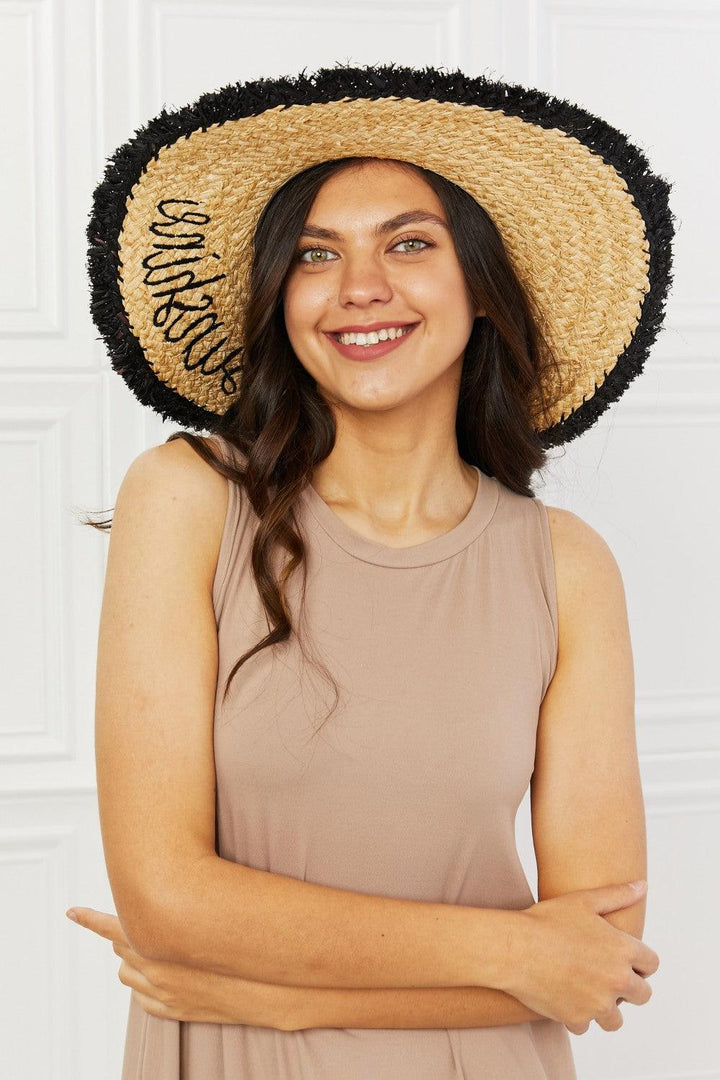 Fame Sunshine Straw Fringe Hat - Super Amazing Store