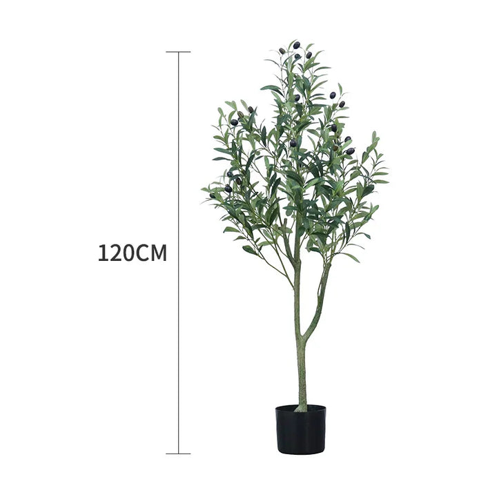 Nordic Style Bonsai Tree Artificial Olive Tree Faked Faux Olive Tree Plant for Shopping Mall Home Office Store Decoration-Super Amazing Store