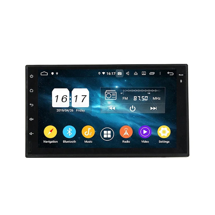 KD-7800 Klyde Universal Stereo Video Wifi Blue-tooth Android 9.0 PX6 Car Radio Built in Carplay 7" GPS MP5 Player