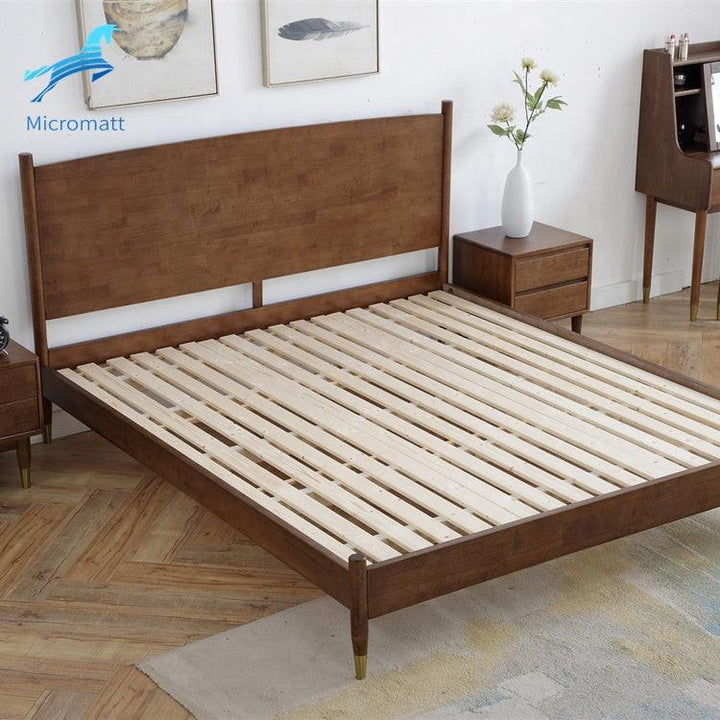 Modern living room furniture 150cm queen size double wood bed - Super Amazing Store