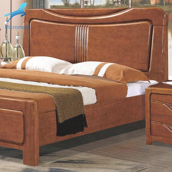 Wood Bedroom Set Furniture Frame Room Double Modern Queen Size Bed - Super Amazing Store