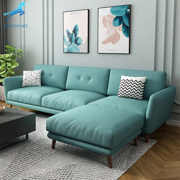 Modern Apartment Sofas Furniture 6 Seaters Fabric Sofa - Super Amazing Store