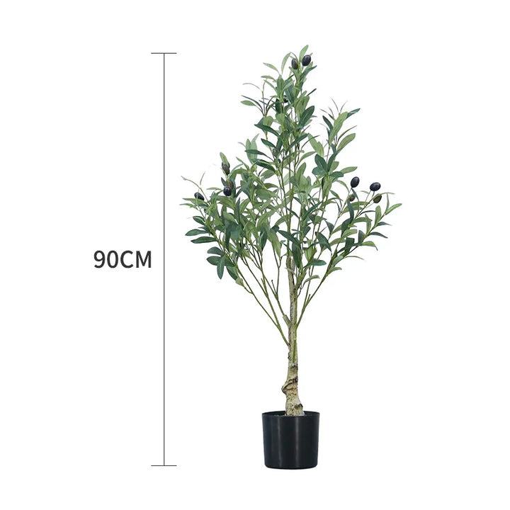 Nordic Style Bonsai Tree Artificial Olive Tree Faked Faux Olive Tree Plant for Shopping Mall Home Office Store Decoration-Super Amazing Store