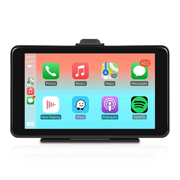 Wireless Carplay For Apple Android 7 Inch Full HD Touch Screen Portable Car Radio Receiver with FM RF