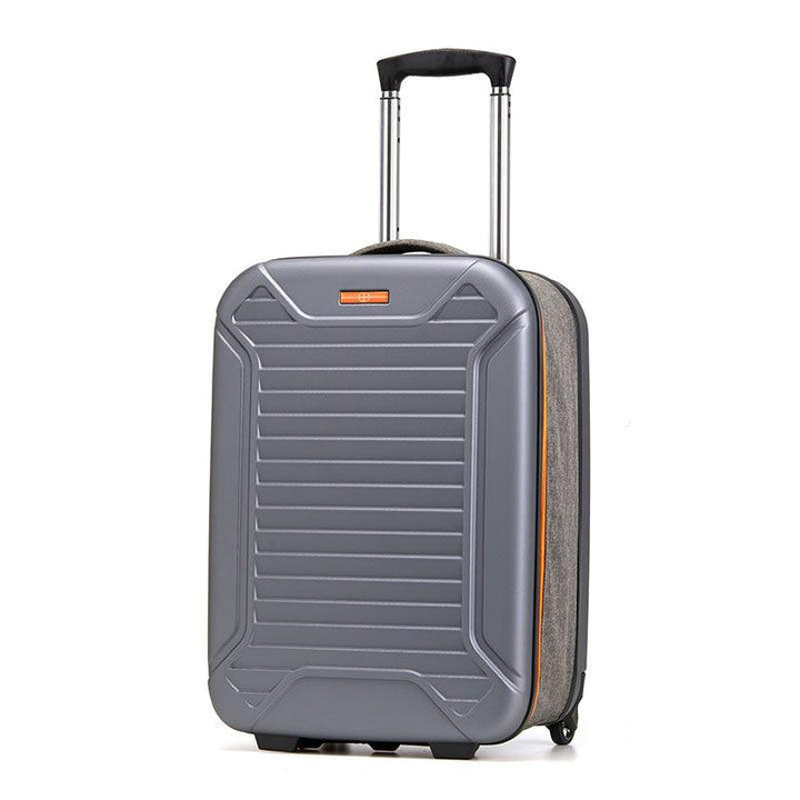 PC Luggage Case For Travel Business Luggage Case With Polyester Lightweight Foldable Trolley Suitcase - Super Amazing Store