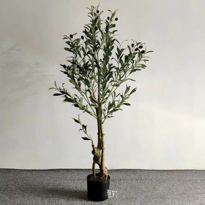 Nordic Style Bonsai Tree Artificial Olive Tree Faked Faux Olive Tree Plant for Shopping Mall Home Office Store Decoration-Super Amazing Store