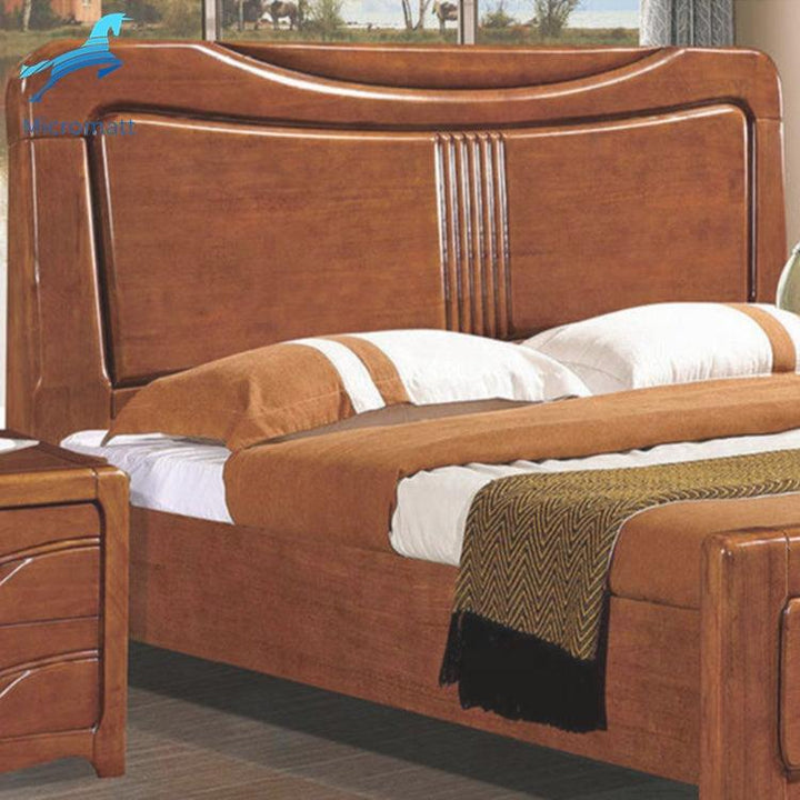 Wood Bedroom Set Furniture Frame Room Double Modern Queen Size Bed - Super Amazing Store