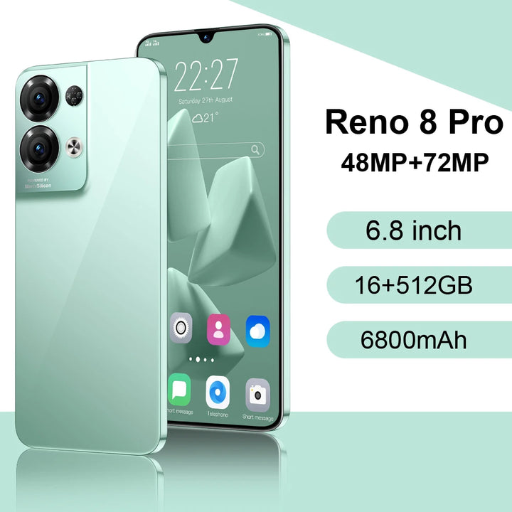 Reno 8 pro tecno camon 19 pro cellphones poco x4 pro realme mobile phone 5g