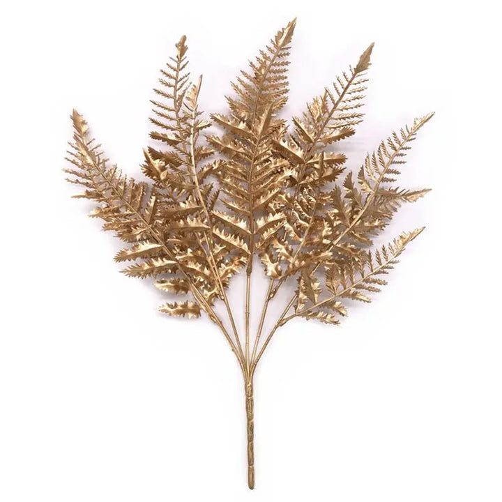 Wholesale artificial plant gold and silver color stage set artificial gold color decoration flowers-Super Amazing Store