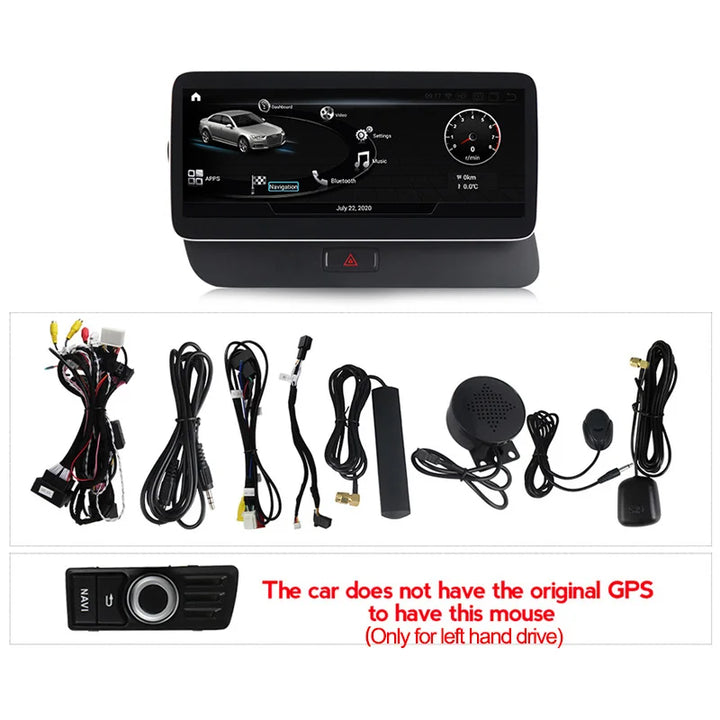 MEKEDE 662 GPS stereo Car Video For Audi Q5 2009-2017 1920*720P stereo for car carplay 4G android car stereo