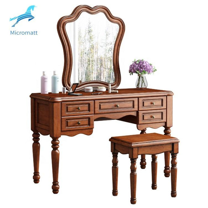 American Style Bedroom Furniture Practical Dark Color Solid Wooden Dresser - Super Amazing Store