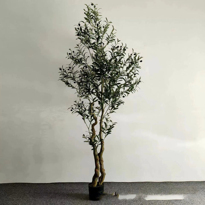 Nordic Style Bonsai Tree Artificial Olive Tree Faked Faux Olive Tree Plant for Shopping Mall Home Office Store Decoration-Super Amazing Store