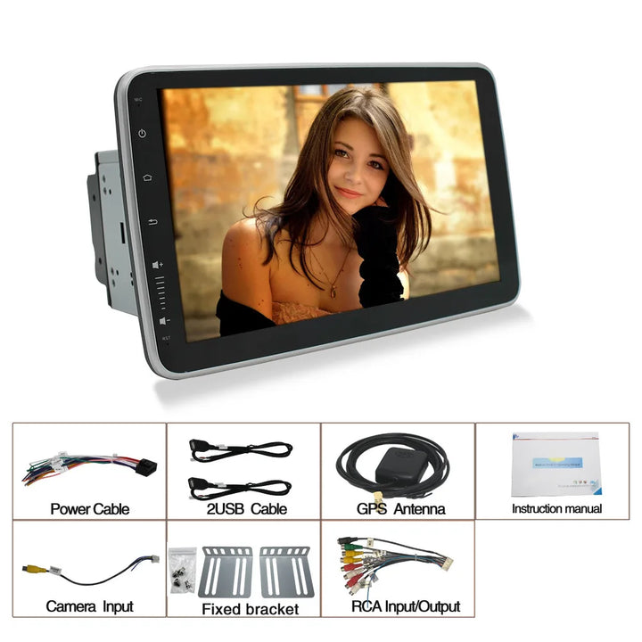 10.1 inch Shake Head HD capacitive screen with Carplay Android Car DVD Player