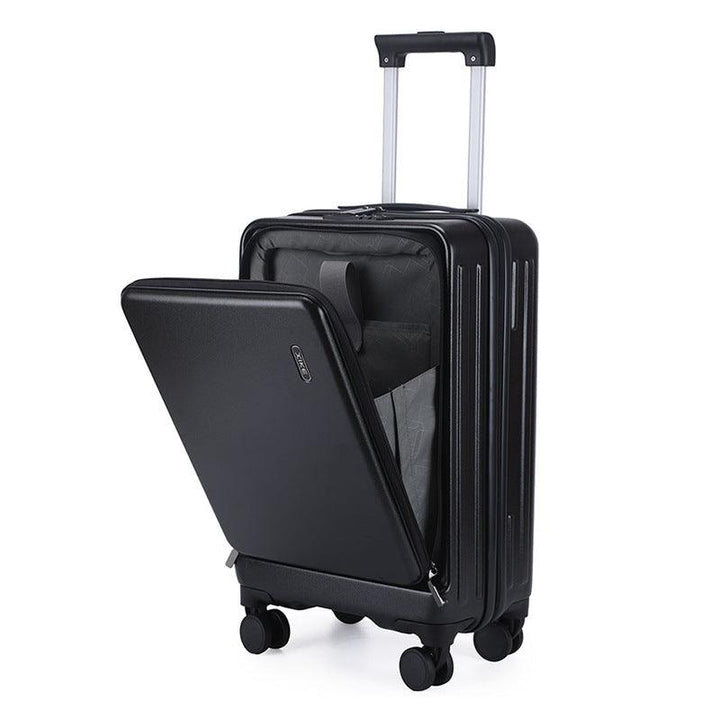 Business suitcase fashion front opening password box boarding box suitcase universal wheel 20-inch luggage case male suitcase - Super Amazing Store