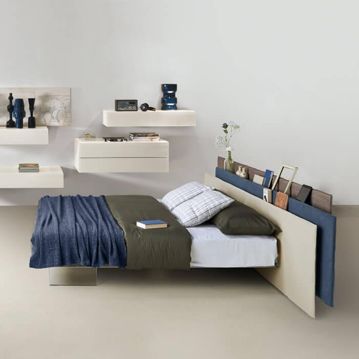 Luxury Italian bedroom set furniture king size modern Italian latest full bed designer furniture set vele bed - Super Amazing Store