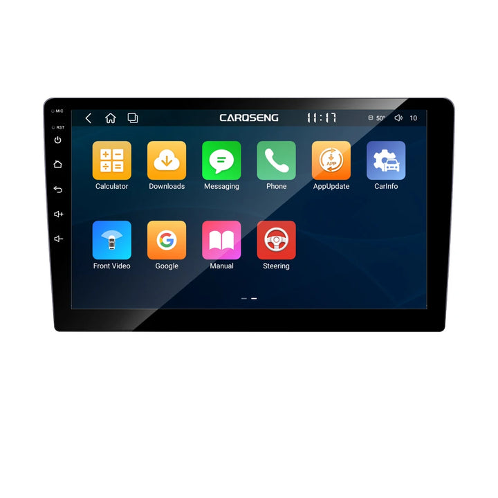 Carqseng 9 Inch GSM 4G GPS Navigation 1080P QLED 10-core 3+32G Android 10 Car DVD Palyer with CarPlay