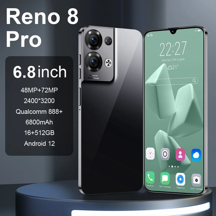 Reno 8 pro tecno camon 19 pro cellphones poco x4 pro realme mobile phone 5g