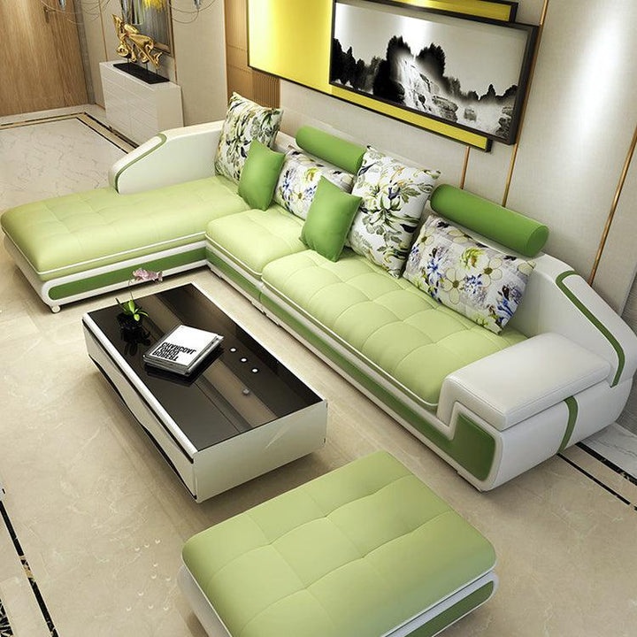 New Italian Luxury Style Modern Sectional Sofa Light Luxury Simple Design Sofa Set Sofa Set Living Room Furniture Modern - Super Amazing Store
