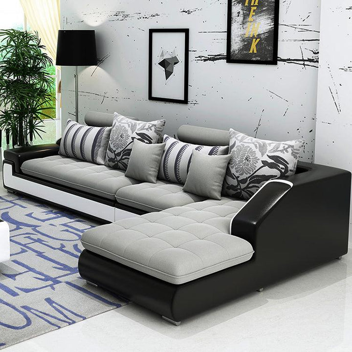 New Italian Luxury Style Modern Sectional Sofa Light Luxury Simple Design Sofa Set Sofa Set Living Room Furniture Modern - Super Amazing Store