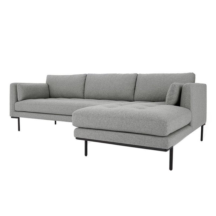 Modern Sectional Sofa Linen Fabric Love Seat Three Seat Living Room - Super Amazing Store