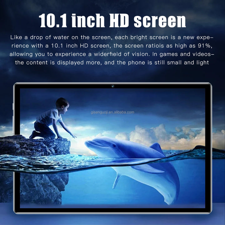 10 Inch P10 Android OS 8.1Tablet PC With RAM 4+64GB MTK6750 Entertainment With 4G network Business Multifunction Tablet