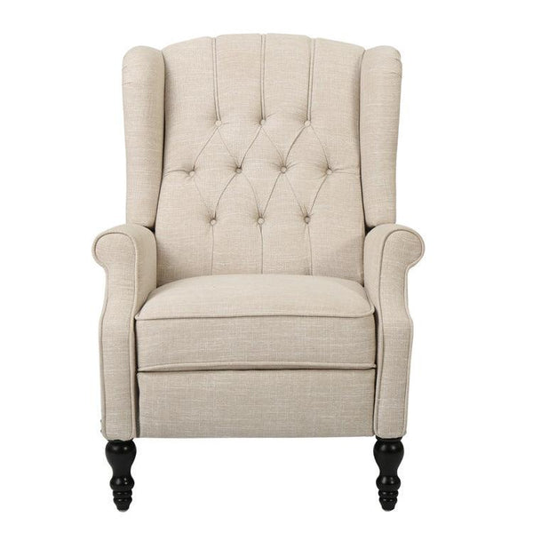 Living room leisure comfortable fabric tufted back recliner sofa chair - Super Amazing Store