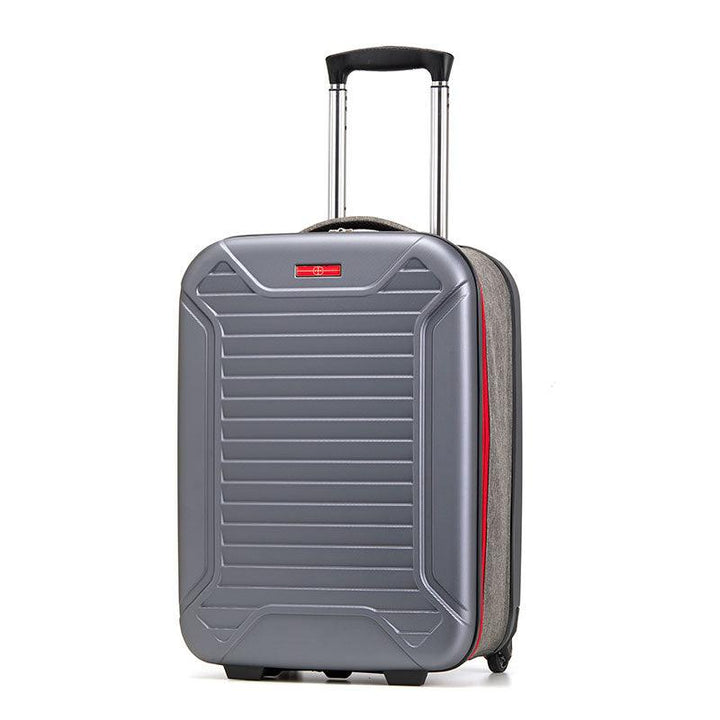 PC Luggage Case For Travel Business Luggage Case With Polyester Lightweight Foldable Trolley Suitcase - Super Amazing Store