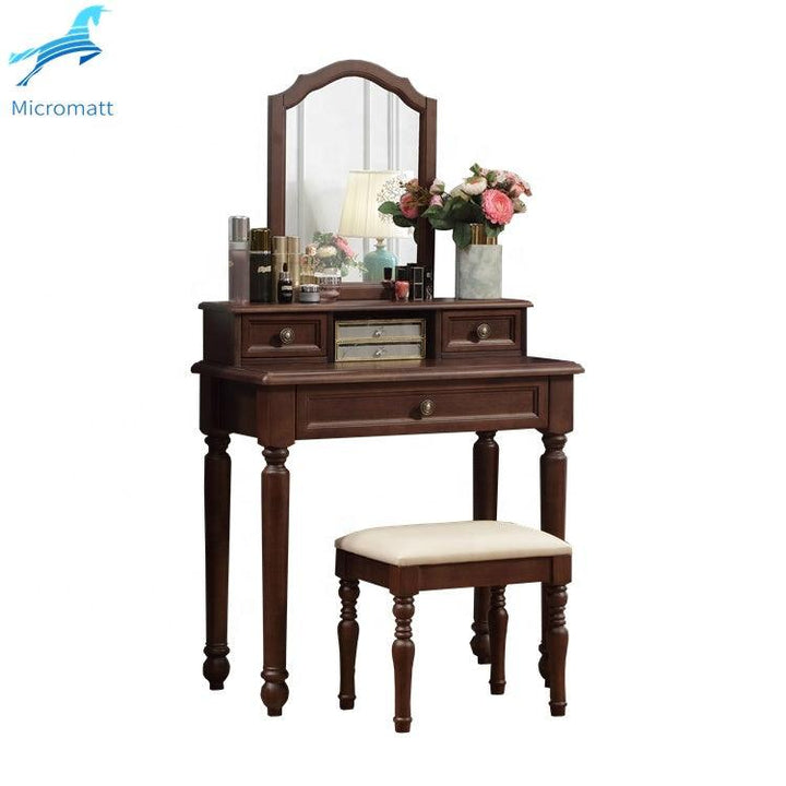 Neoclassical Beautiful Walnut Color Furniture Living Bedroom Wood Dresser - Super Amazing Store