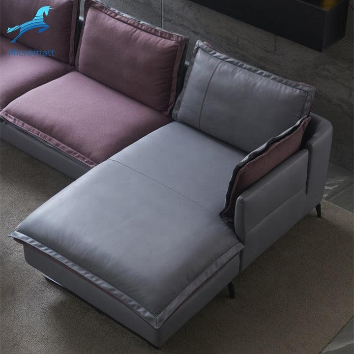 2023 New Style Comfortable Grey Color Furniture Sitting Room 4 Seaters Sofa - Super Amazing Store