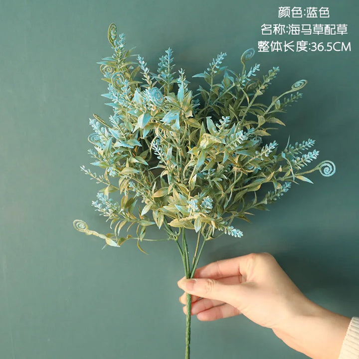 INS Style cheap artificial plants Green Plant Artificial Flower Wedding Decoration Artificial Flower Crafts-Super Amazing Store