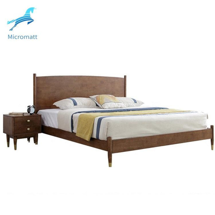 Modern living room furniture 150cm queen size double wood bed - Super Amazing Store