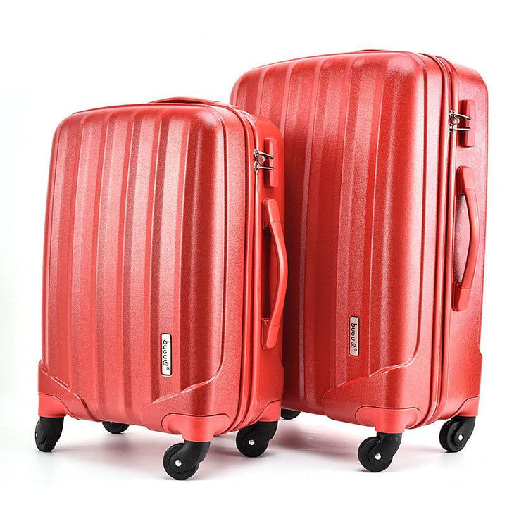 Red box suitcase ravel suitcase luggage bag - Super Amazing Store