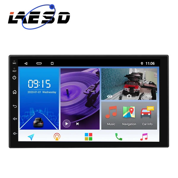 Android 10.0 Allwinner T5 DAB voice control dual camera stereo car 2din android 9inch 2G/32G car radio DSP Carplay